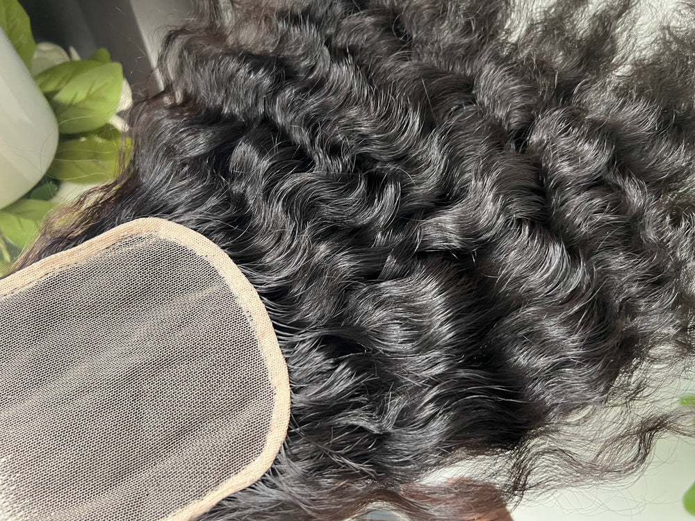 Raw Natural Curly 5x5 Lace